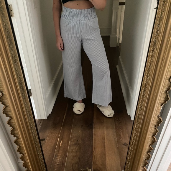 Whiskey Grade Blue and White Stripped Pants - Picture 2 of 3